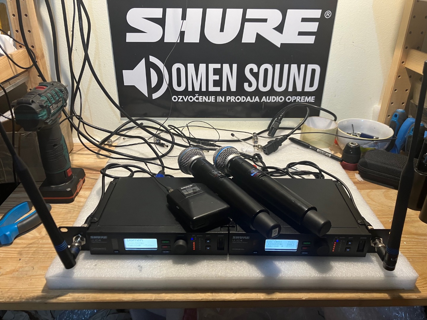 Shure ULXD two sets with 2x ULXD2 Beta 58a all L50 632-698Mhz and